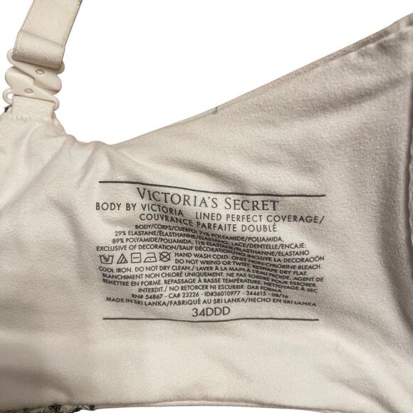 Victoria’s Secret Body by Victoria Lined Perfect Coverage 34DDD Bone Multiway - Picture 4 of 4